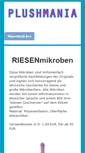 Mobile Screenshot of plueschmikroben.de